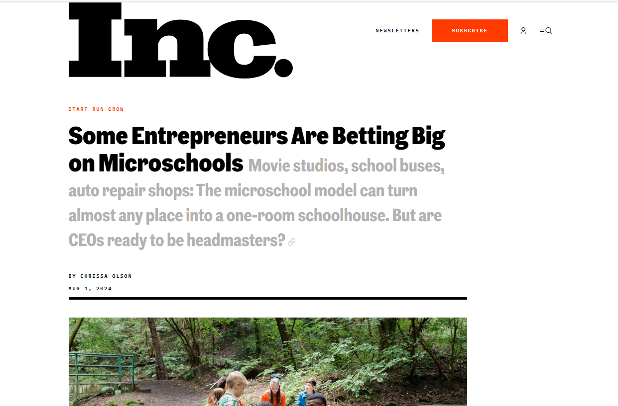 Inc. Entrepreneurs Microschools