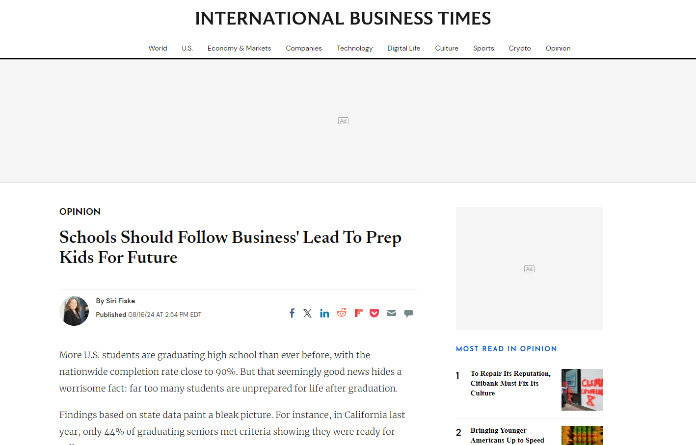 International Business Times - Micro Schools
